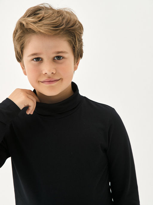 Черная водолазка для мальчика - Kogankids фото 11