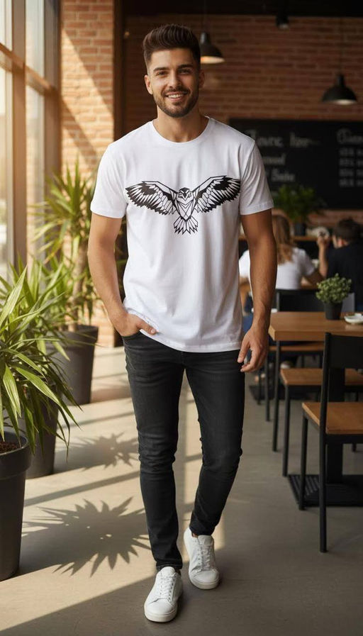 KM1883 Футболка (хлопок) БЕЛЫЙ