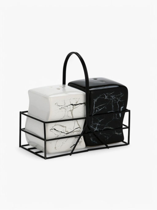 Солонка и перечница Мрамор, 100 мл - Дорого внимание фото 2