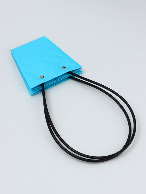 Цена за 10 шт. Сумка для цветов тиснение голубой влагостойкая, 12x12-8x8-12.5 см - UPAK LAND фото 6