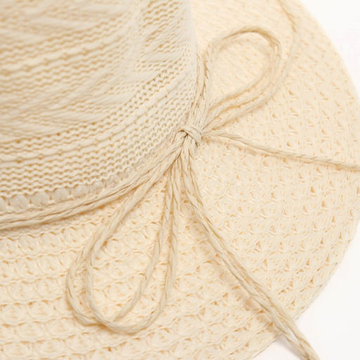 Шляпа женская летняя MINAKU цв.молочный, размер 56-58  фото 5