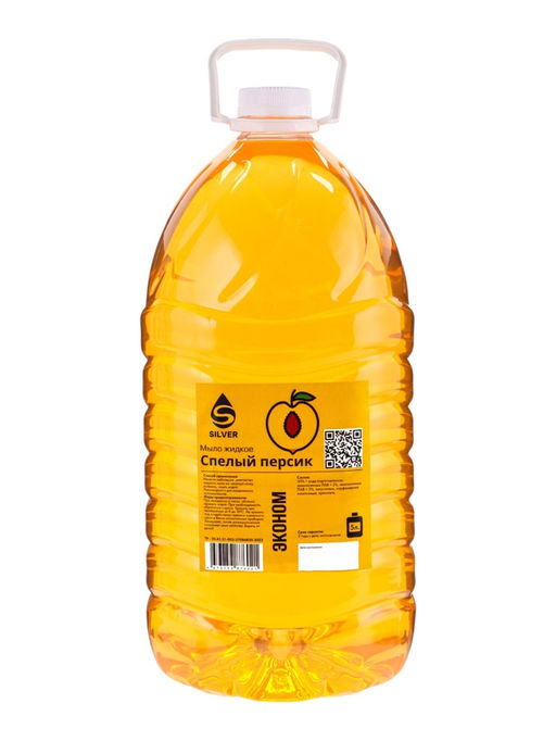 Мыло жидкое Велиос "Спелый персик", 5 л