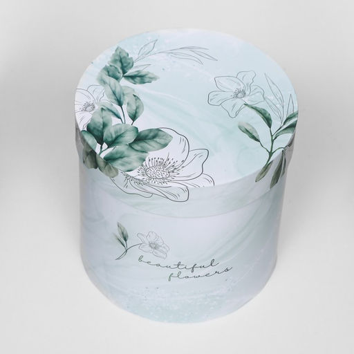 Набор шляпных подарочных коробок 5 в 1 Цветочный, 20?20?20?14?14?14 см