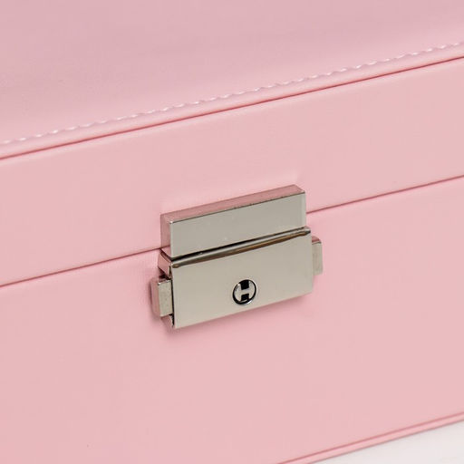 Шкатулка кожзам для украшений Бледно-розовая матовая 9х23х17 см - Simaland фото 12