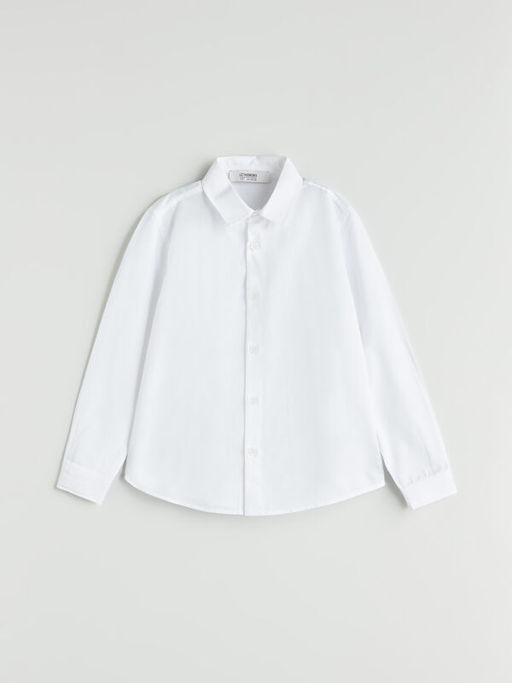 Basic Uzun Kollu Erkek ?ocuk G?mlek