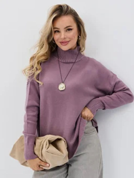 Свитер Дейн (сливовый) One Size - Nadi bordo фото 9