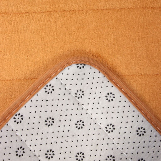 Коврик для ванной «Этель» Basic, 50×80 см, светло-коричневый