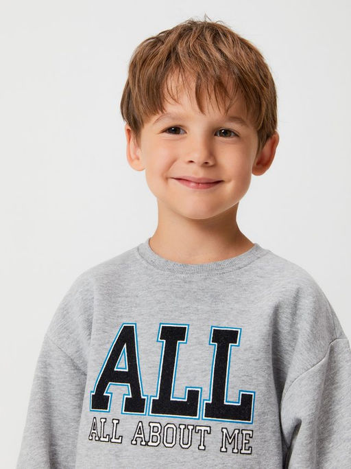 20120170160, Джемпер детский для мальчиков Perun серый меланж - Acoola фото 5