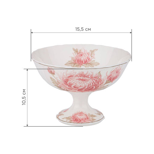 Ваза Lefard Астра на ножке 15×11 см  фото 3