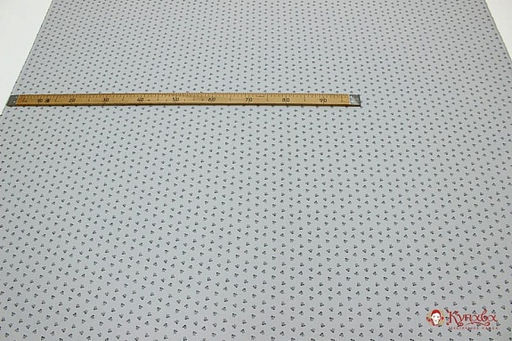 Плательный хлопок Миленацв.серый, ш.1.46м, хлопок-100%, 115гр/м.кв - Купава фото 3