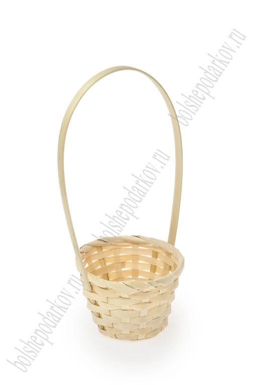 Корзина бамбуковая 13*9 см (SF-7965) бежевый