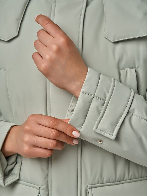 Пуховик женский 

АРТ. 81611z фисташковый/42 - Hoops фото 9