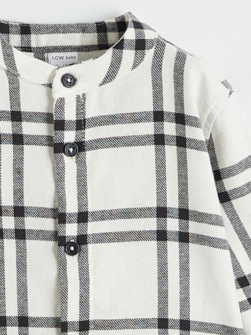 Hakim Yaka Ekose Erkek Bebek G?mlek ve Pantolon