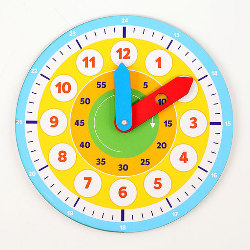 Развивающая игра «Часы. Учим время», 16 карточек, 16 фишек