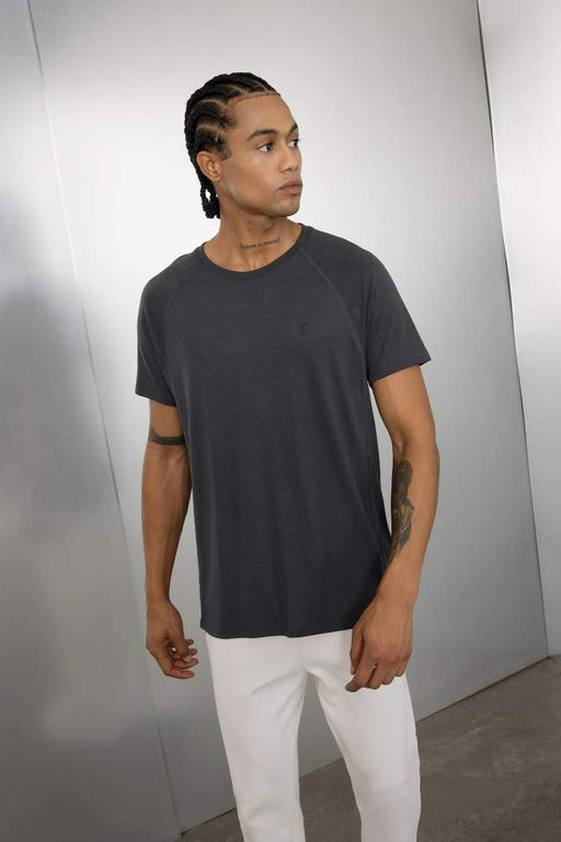 DeFactoFit Спортивная футболка стандартного кроя с круглым вырезом и короткими рукавами  фото 8