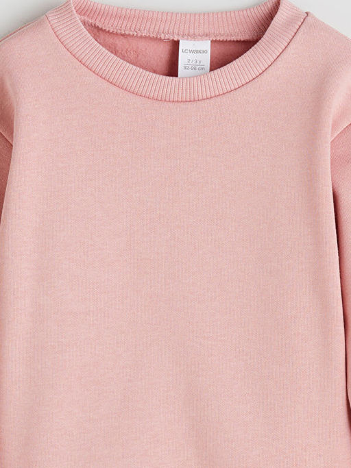 Bisiklet Yaka K?z ?ocuk Sweatshirt