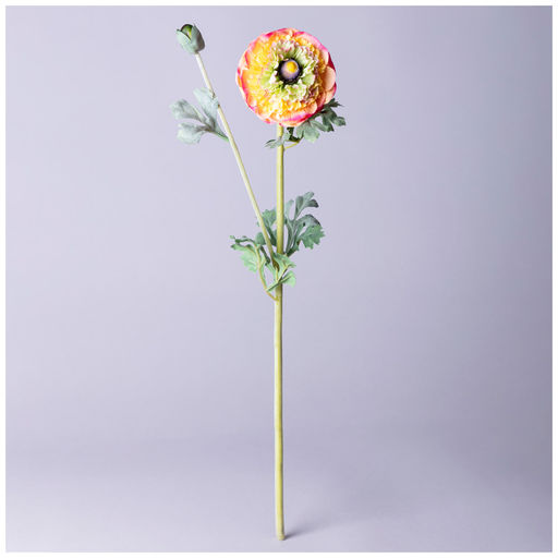 ЦВЕТОК ИСКУССТВЕННЫЙ РАНУНКУЛЮС ВЫСОТА=55СМ. - Lefard фото 2