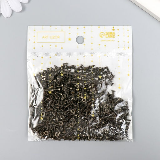 Набор шурупов для творчества 100 гр 0,5х0,3 см - Арт узор фото 5