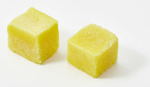 FABRIK Cosm. Скраб-"кубики" Сахарный д/тела Sugar Yellow Scrub 200гр банка срок 03.2026