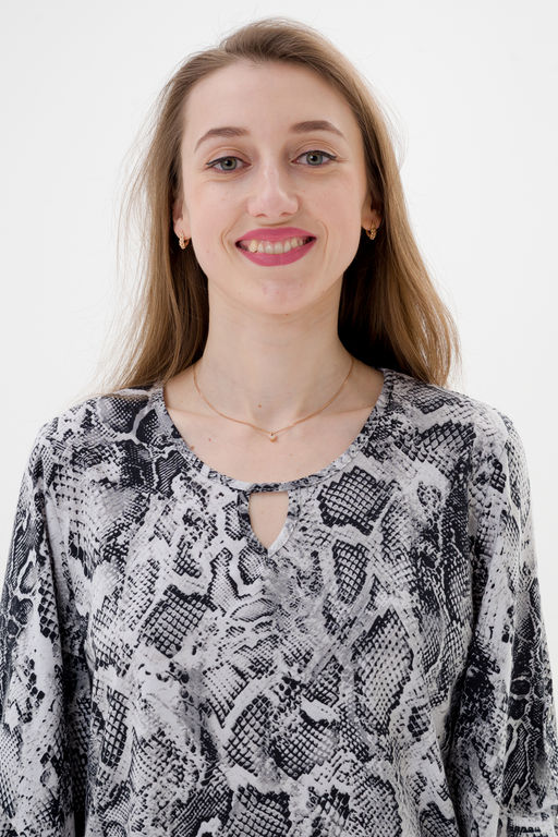 Туника женская из кулирки Полина кобра макси - Амадэль фото 7