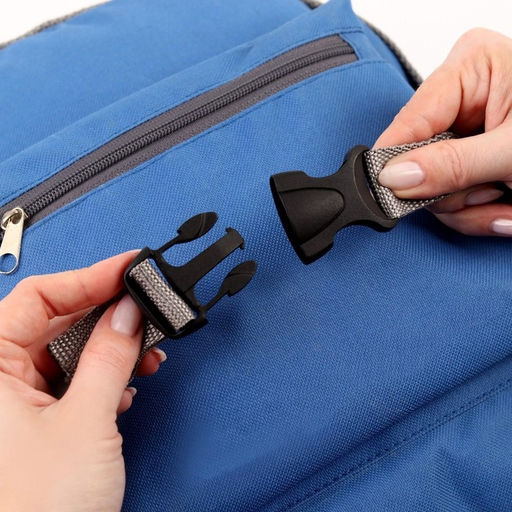 Цена за 3 шт. Фастекс 25 мм, нагрузка до 15 кг, 10 шт., чёрный