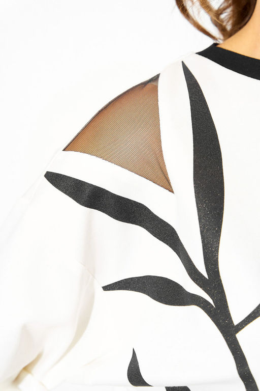 Костюм Liliana 1495БрПн бело-черный фото 6