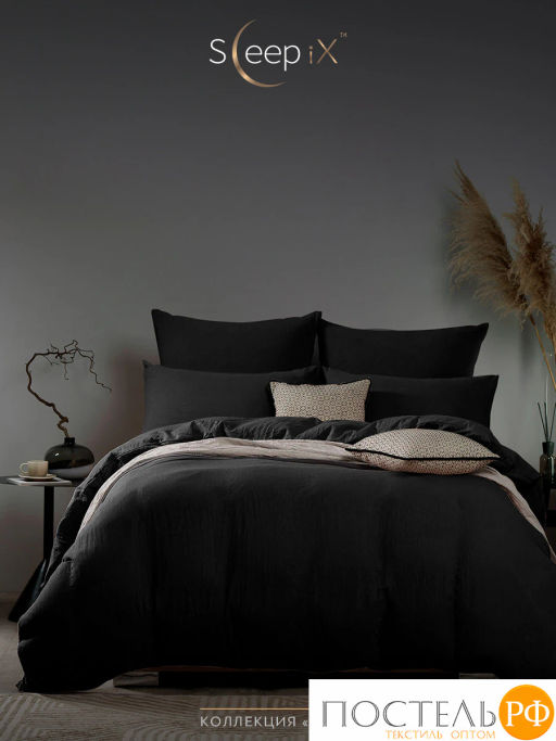 Простыня SleepiX ЮКО 40%бамбук т.сер - Sleep ix фото 2