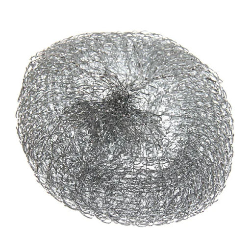 Цена за 6 шт. Губка металлическая для посуды "Селфи" 25 гр 3 шт