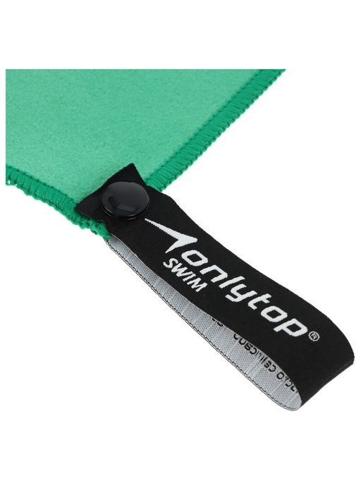 Полотенце из микрофибры ONLYTOP, 40×80 см, цвет зелёный