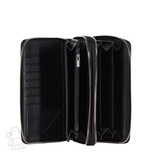 Клатч мужской кожаный 5388H black Heanbag в Новосибирске