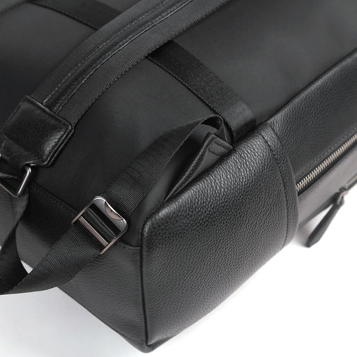 Рюкзак мужской, кожа, MIRONPAN 29571 Черный  фото 3