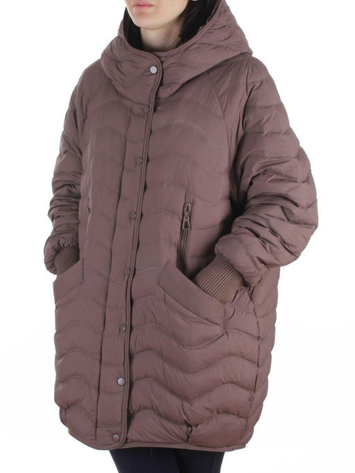 H-8912 BROWN Куртка пуховая женская