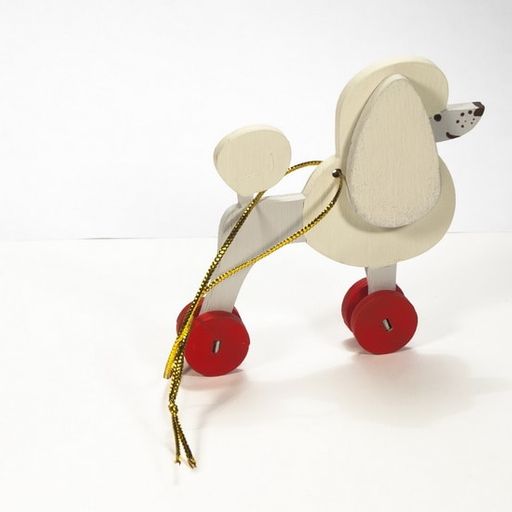 Елочная игрушка - Пудель белый 1013 - Idh фото 4