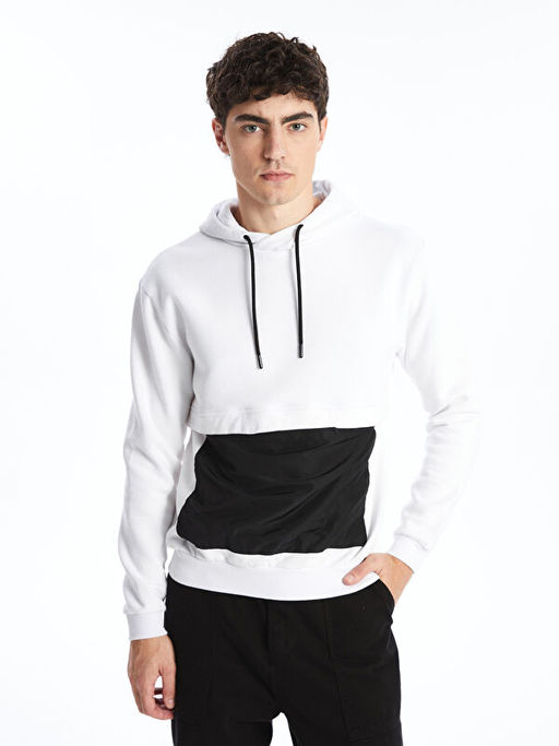 Uzun Kollu Erkek Hoodie