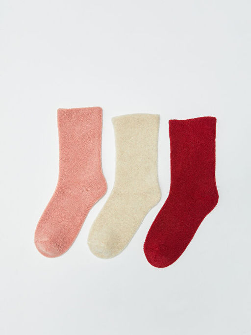 K?z ?ocuk Havlu Soket ?orap 3l? - Waikiki фото 2