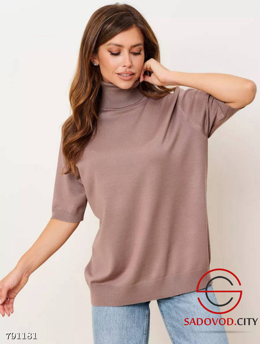 Водолазка Женская С Коротким Рукавом - Bruno фото 3