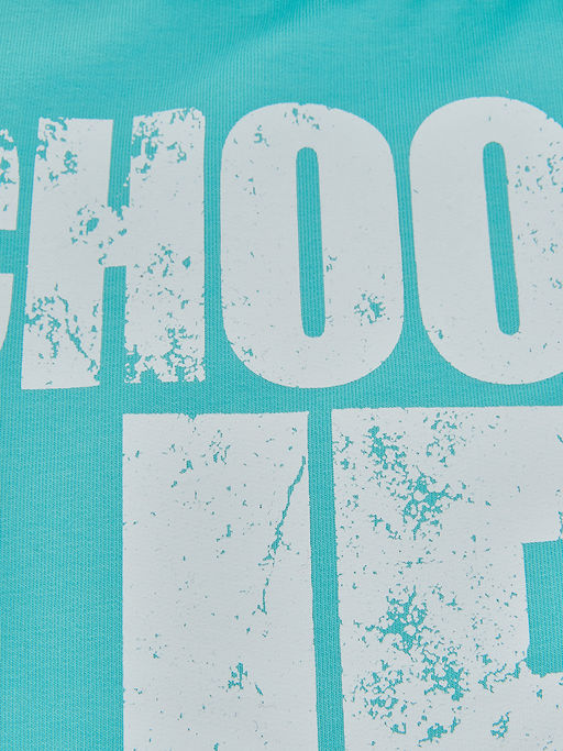 Толстовка с принтом для девочки UD 0483 бирюза - Mini maxi фото 5