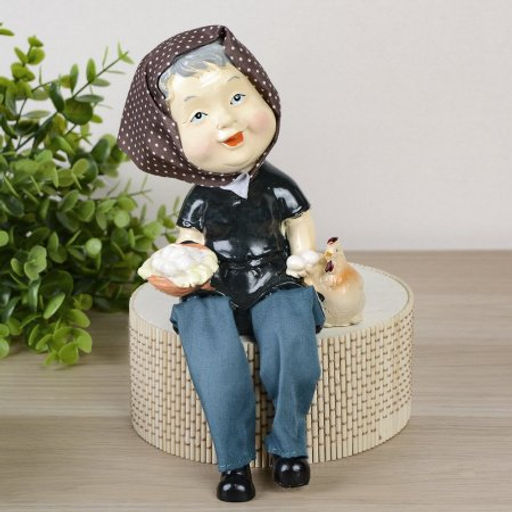 Фигурка Бабушка/Дедушка висячие ножки 2 штуки набор 13 см / 8641/уп 48/ - Галеонтрейд фото 3