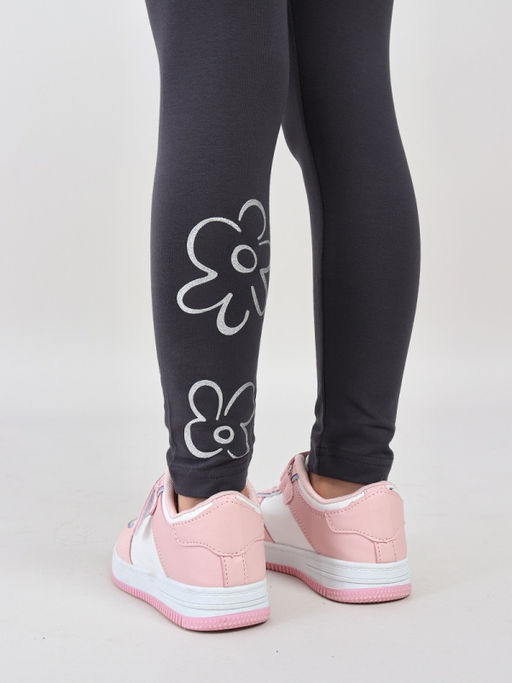 CRB wear / CWKG 70527-48-423 Брюки модель легинсы для девочки,темно-серый  фото 4