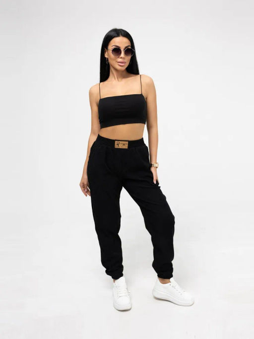 Брюки женские, цвет черный