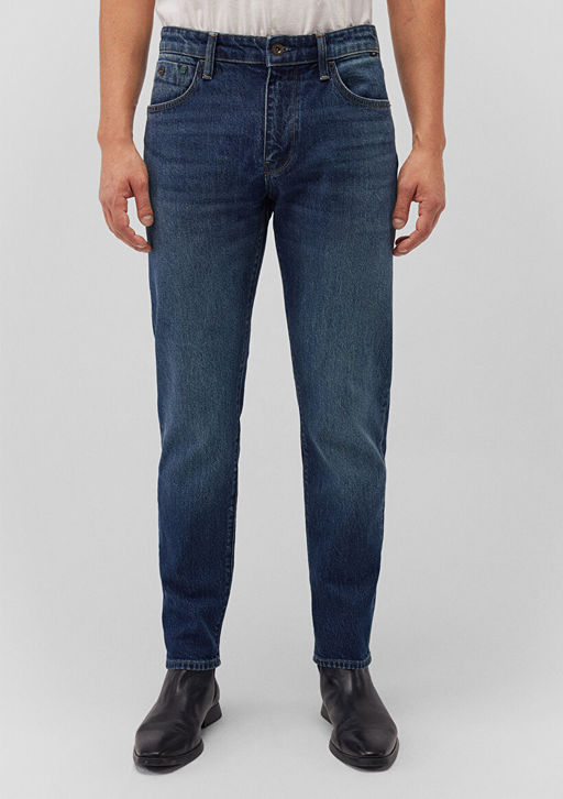 London Regenerative Koyu Mavi Denim Jean Pantolon  фото 4