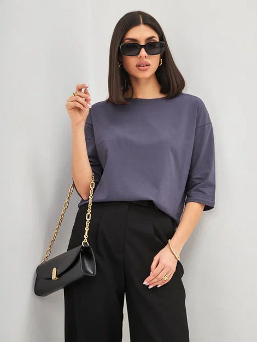 Лонгслив F112-1001. d.grey - Fine joyce фото 8