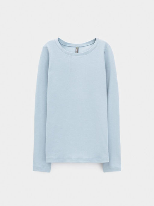 КР 301911/серо-голубой 1362 к655 лонгслив (футболка дл.рукав) для дев - Crockid фото 2