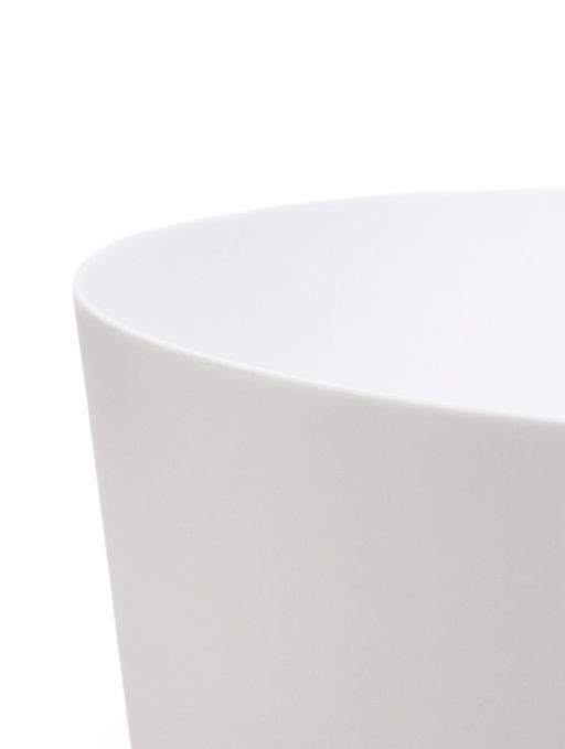 Кашпо с прикорневым поливом 8 л D-24см, H-25см белый "Гранд"