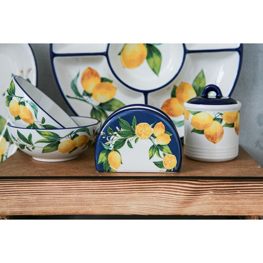 Салфетница Доляна «Лимон», 9.5×7×4.3 см