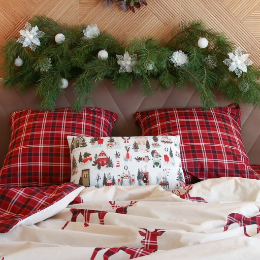 Постельное бельё евро «Этель» Scottish deer, поплин