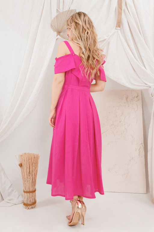 Платье AMORI 9745 фуксия  фото 3