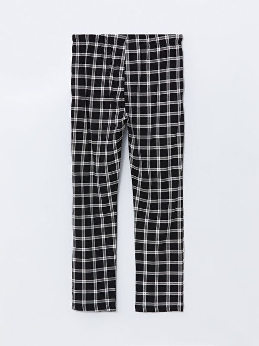 Standart Kal?p Ekose Erkek Pijama Alt