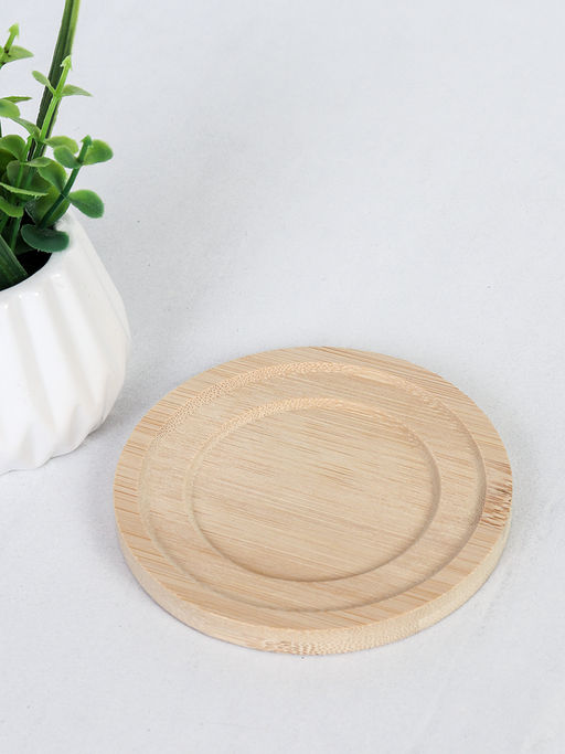 Блюдце под кружку 10 см / 6-22 /уп 288/ бамбук - Галеонтрейд фото 2