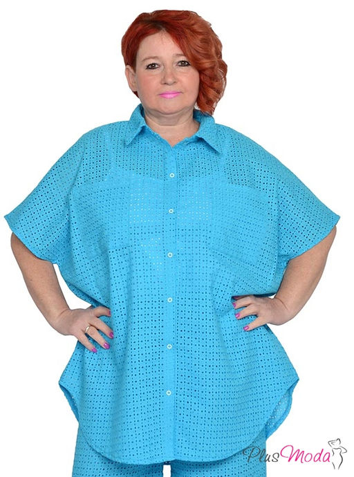 Туника Модель №1887 размеры 44-84 - Plusmoda фото 2